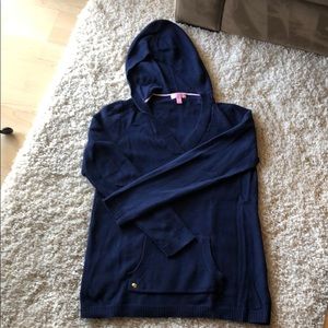 Lilly Pulitzer sweater with hood.